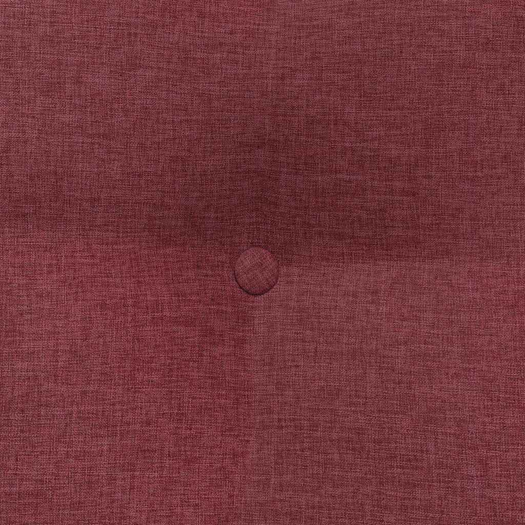 Cuscino per Schiena Rosso Vino 45 x 24 x 50 cm Tessuto