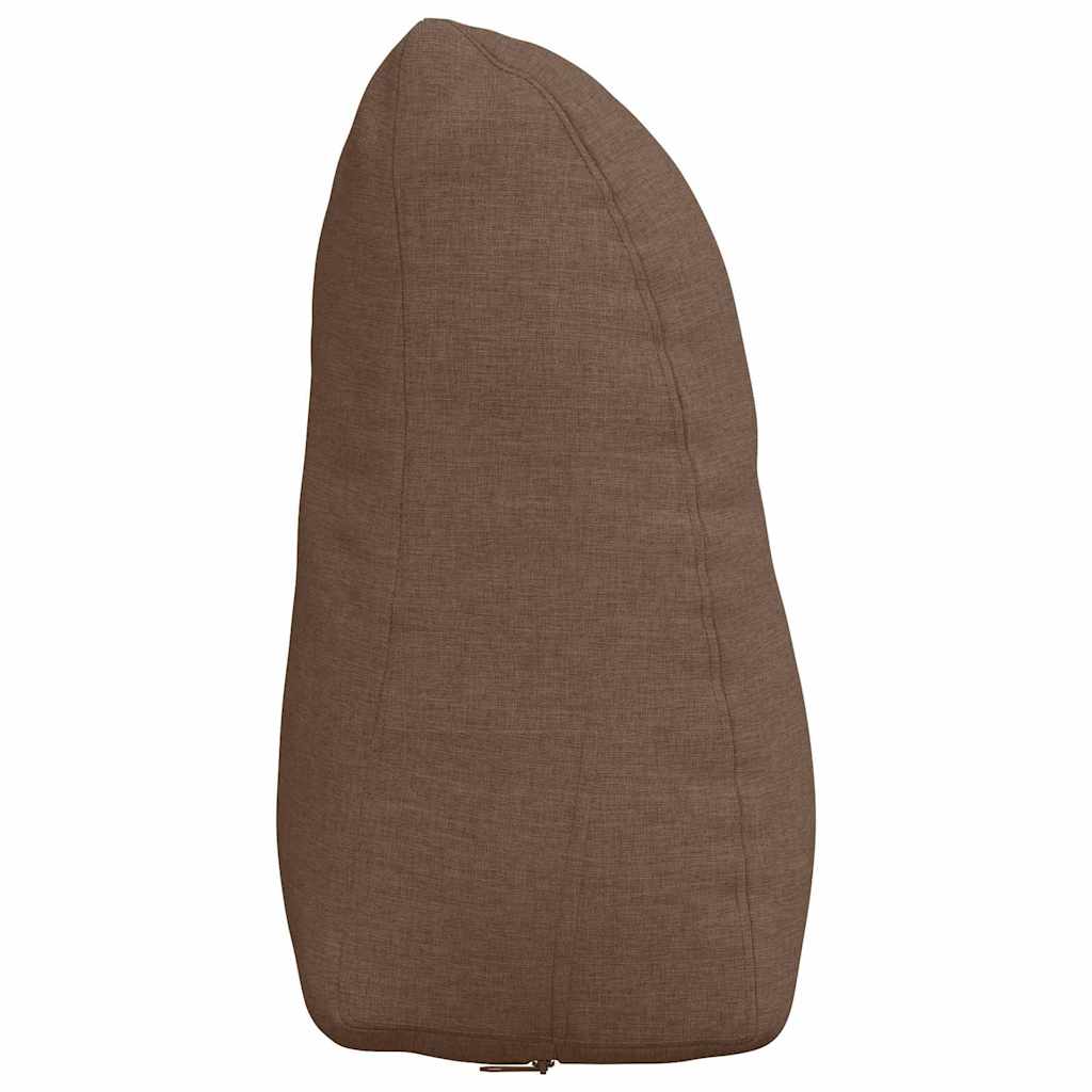 Cuscino per Schiena Marrone 45 x 24 x 50 cm Tessuto