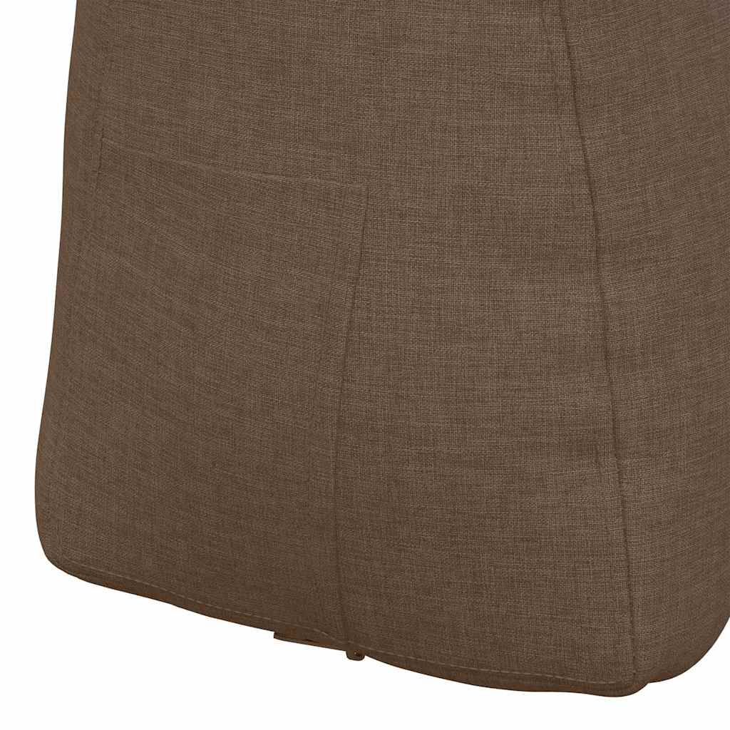 Cuscino per Schiena Marrone 45 x 24 x 50 cm Tessuto