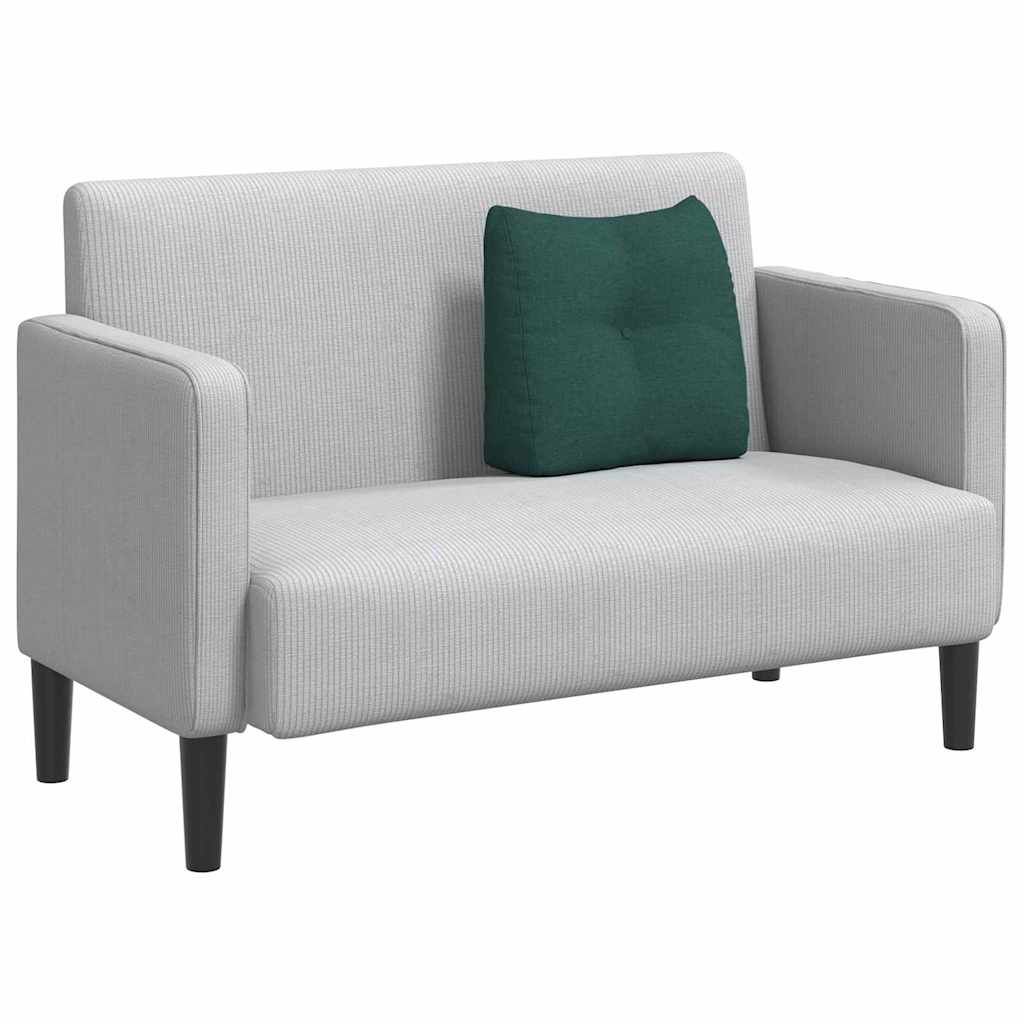 Cuscino per Schiena Verde Scuro 45 x 24 x 50 cm Tessuto