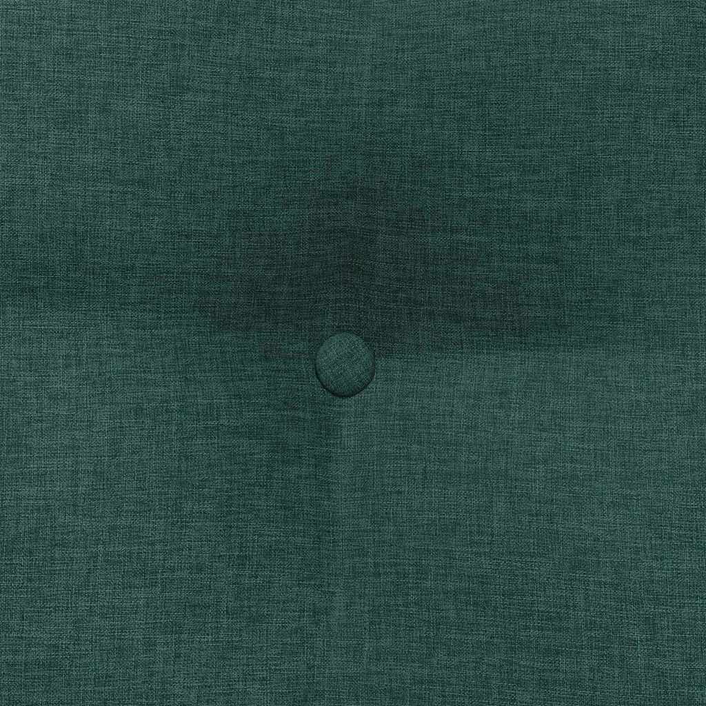 Cuscino per Schiena Verde Scuro 45 x 24 x 50 cm Tessuto