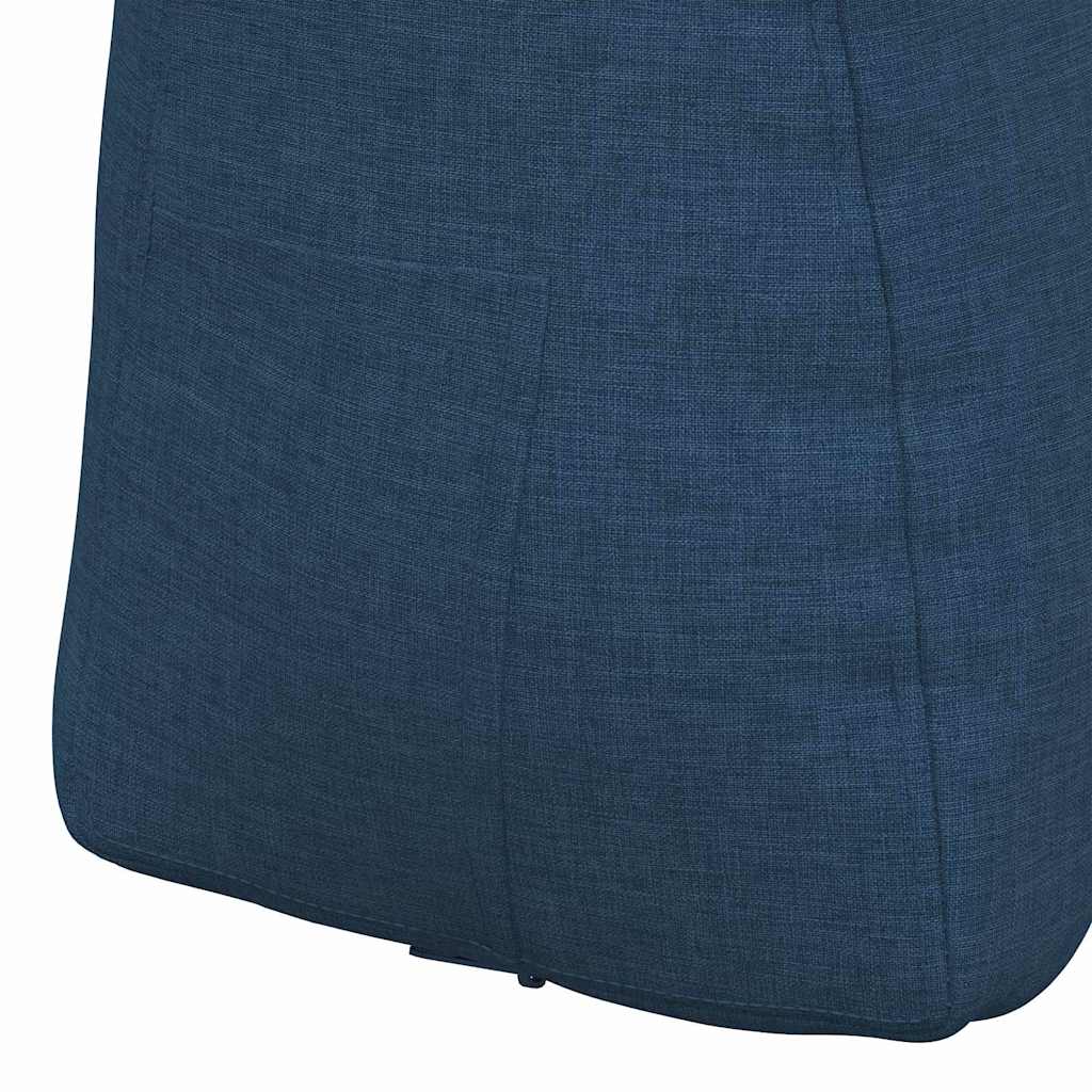 Cuscino per Schiena Blu 45 x 24 x 50 cm Tessuto