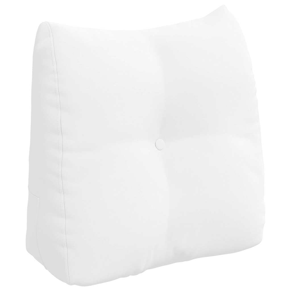 Cuscino per Schiena Bianco 45 x 24 x 50 cm Tessuto