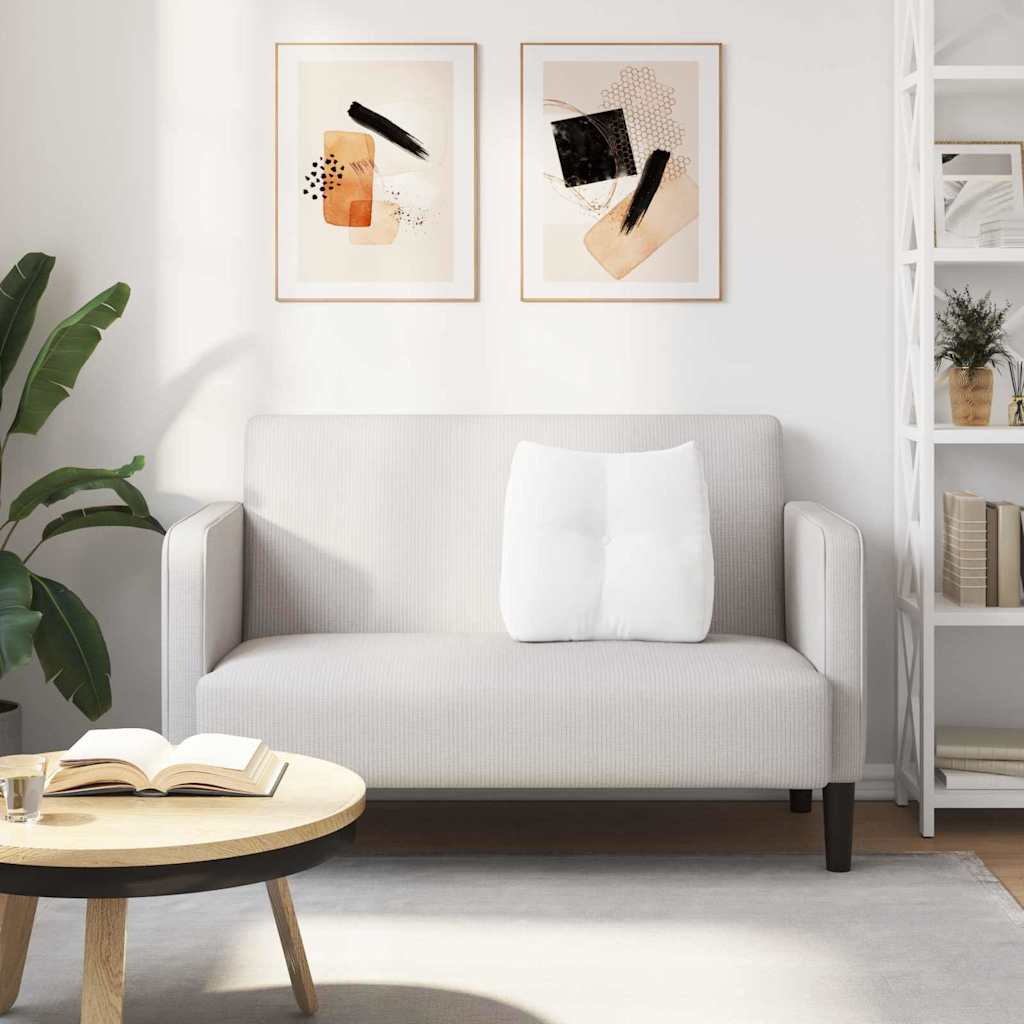 Cuscino per Schiena Bianco 45 x 24 x 50 cm Tessuto