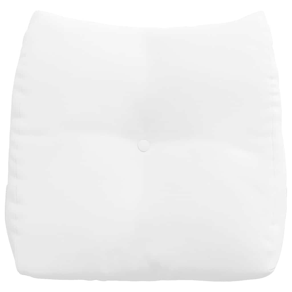 Cuscino per Schiena Bianco 45 x 24 x 50 cm Tessuto
