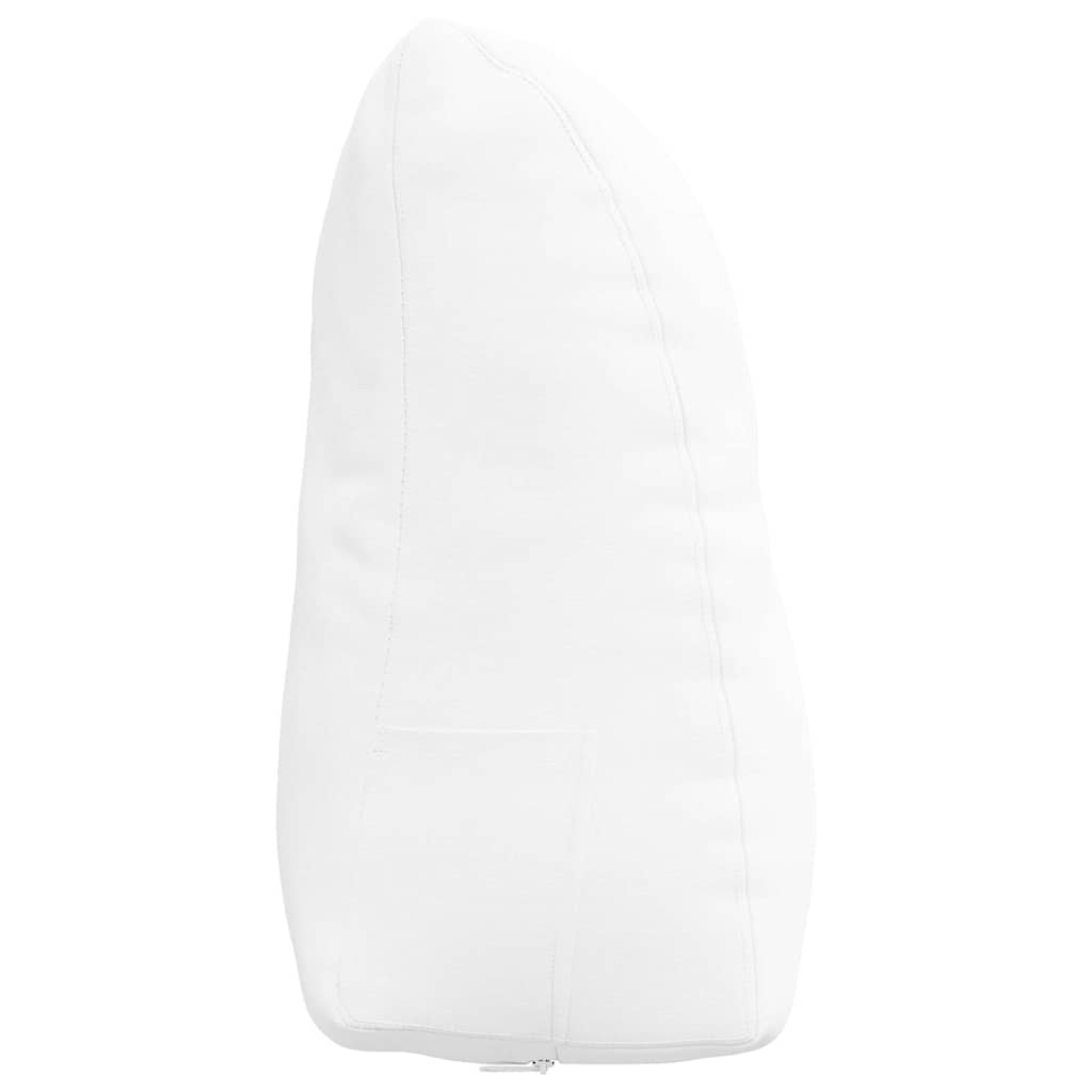 Cuscino per Schiena Bianco 45 x 24 x 50 cm Tessuto
