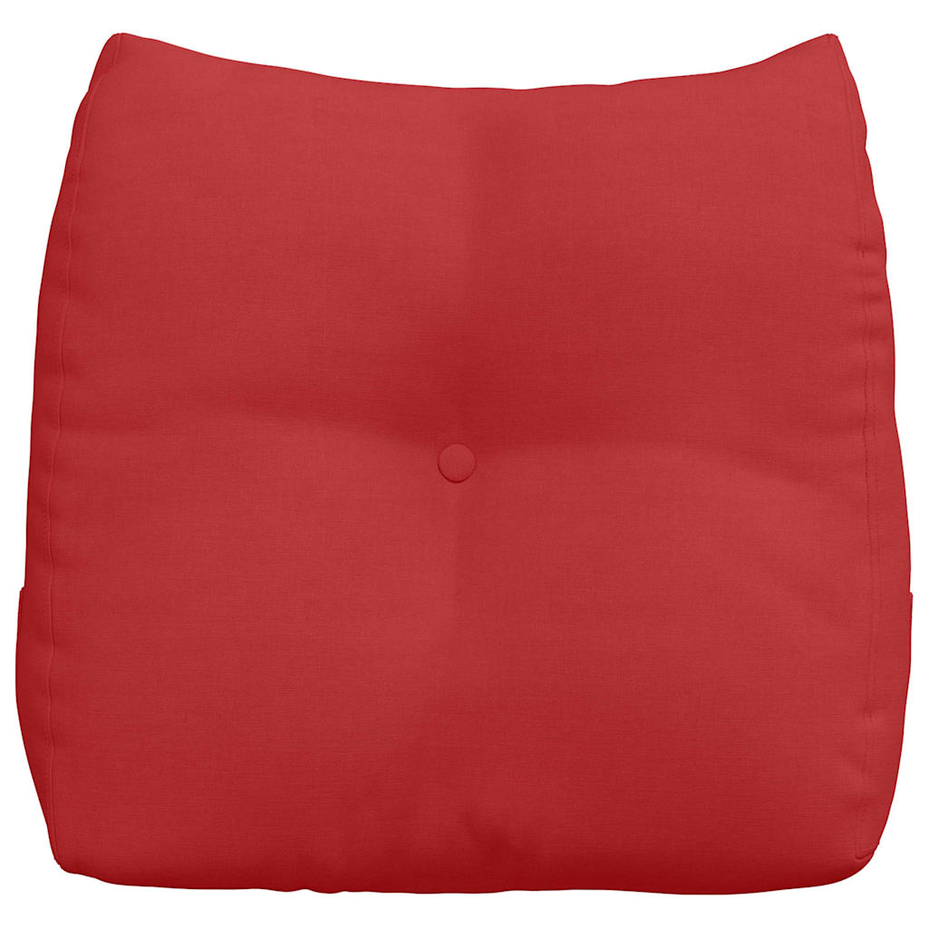 Cuscino per Schiena Rosso 45 x 24 x 50 cm Tessuto
