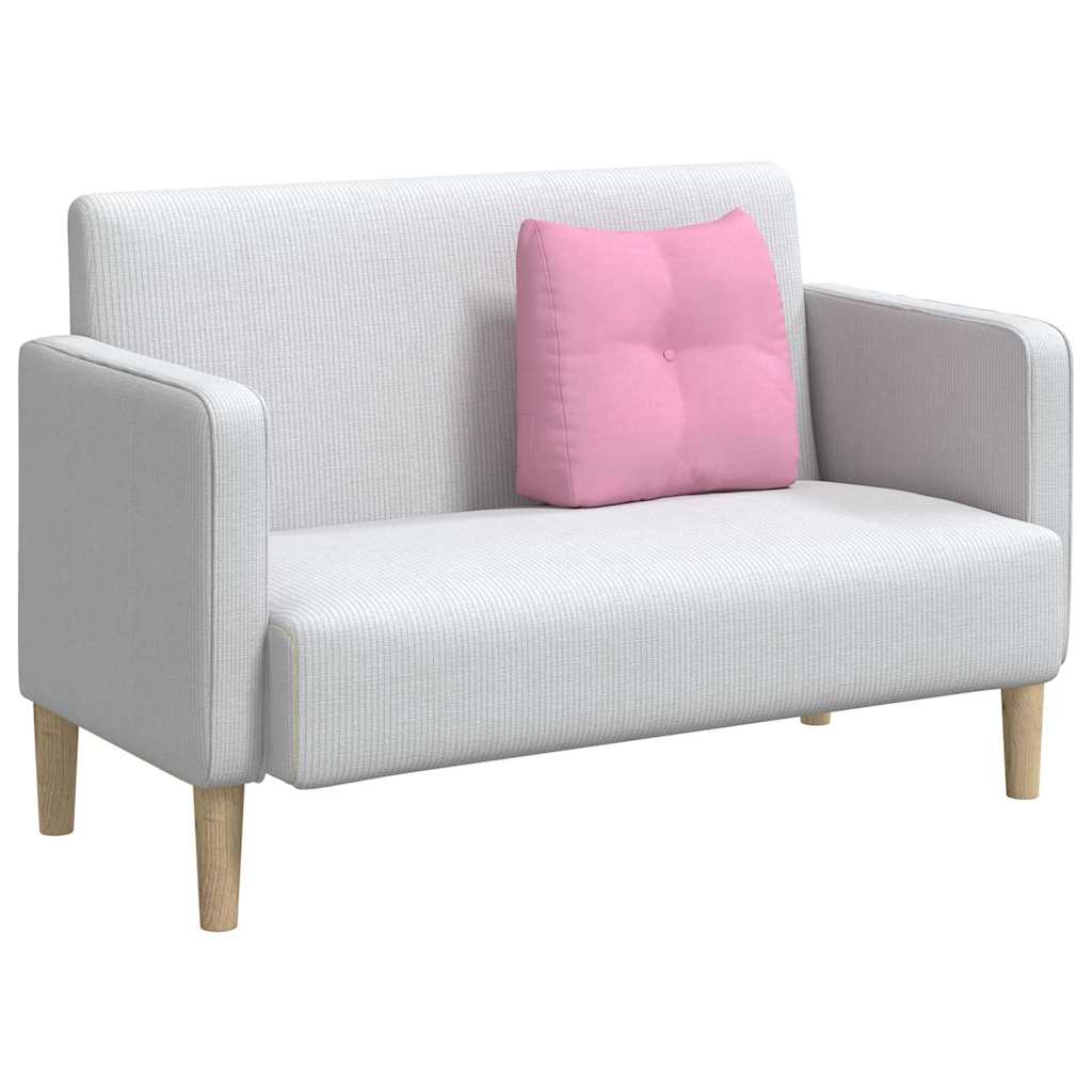 Cuscino per Schiena Rosa 45 x 24 x 50 cm Tessuto