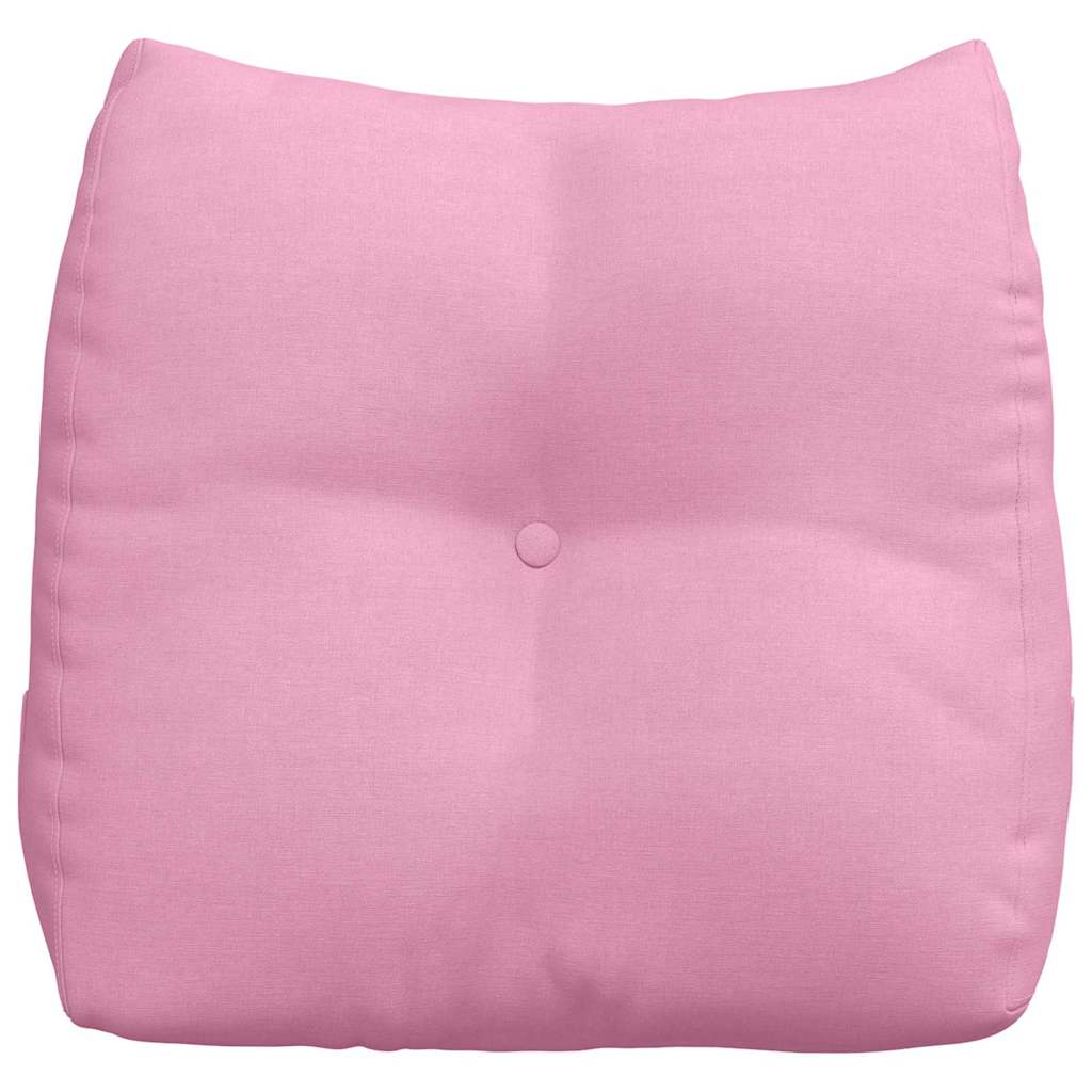Cuscino per Schiena Rosa 45 x 24 x 50 cm Tessuto