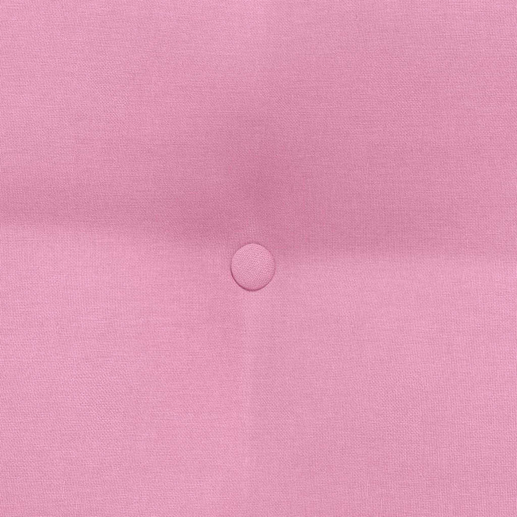 Cuscino per Schiena Rosa 45 x 24 x 50 cm Tessuto