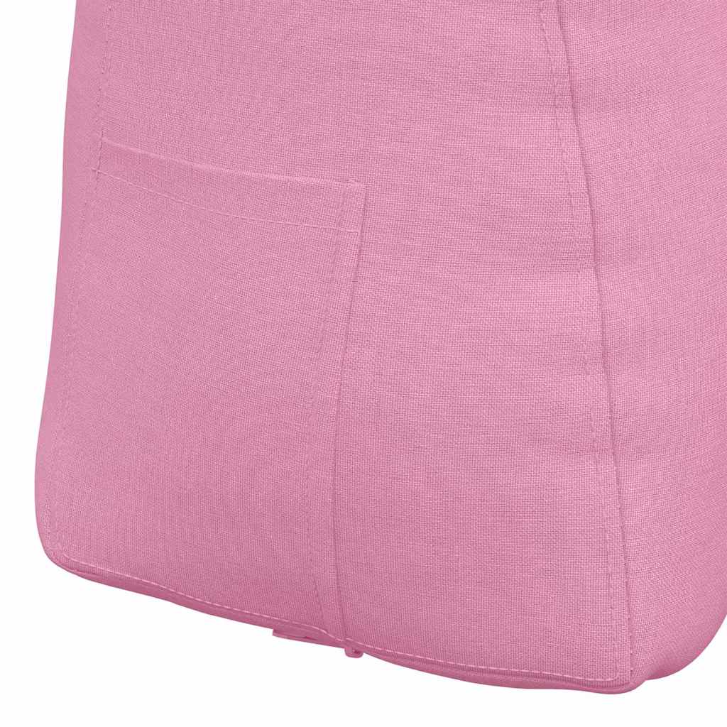 Cuscino per Schiena Rosa 45 x 24 x 50 cm Tessuto