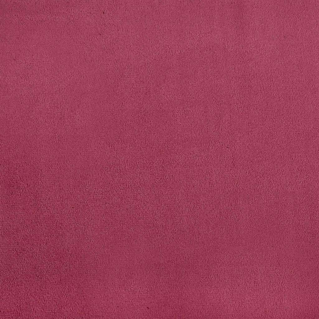 Cuscino per Schiena Rosso Vino 45 x 24 x 50 cm Velluto