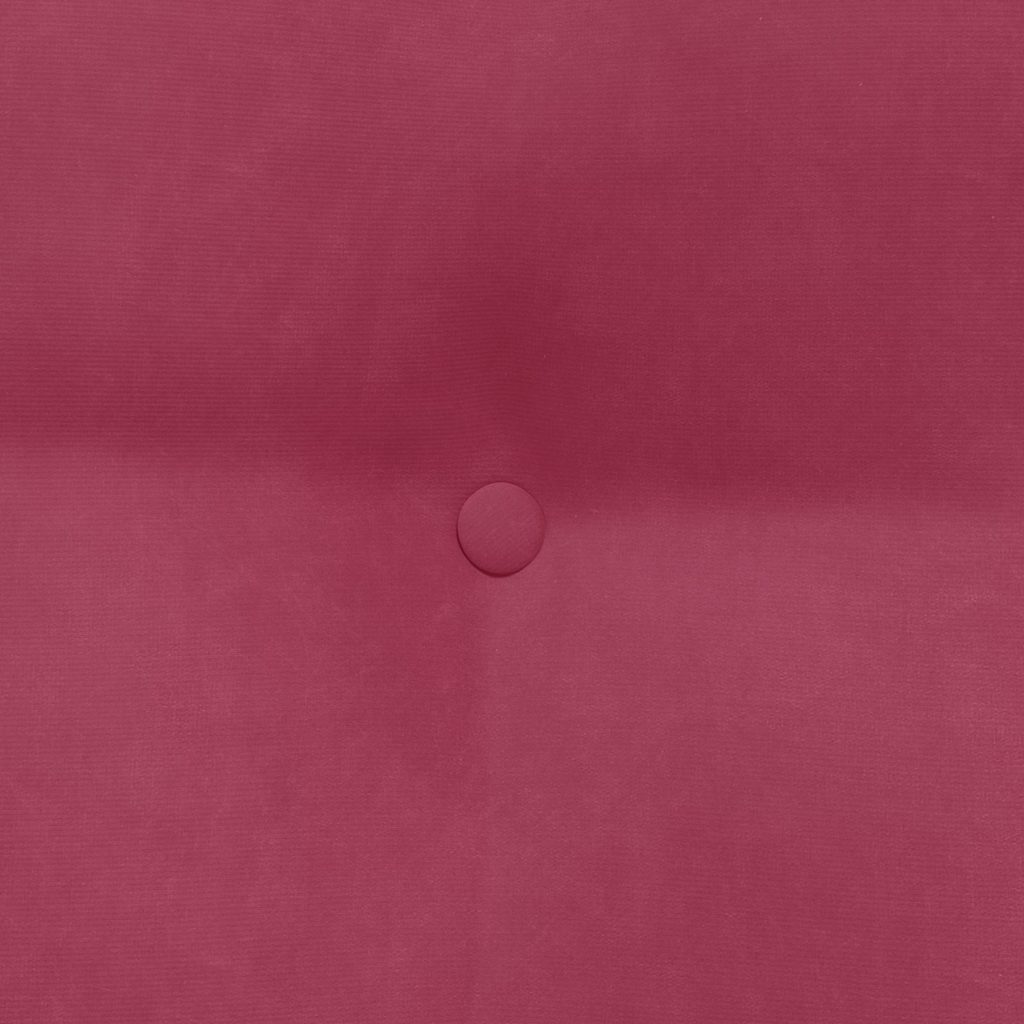 Cuscino per Schiena Rosso Vino 45 x 24 x 50 cm Velluto