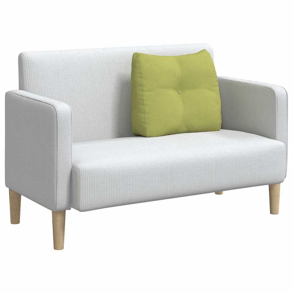 Cuscino per Schiena Verde chiaro 60 x 24 x 50 cm Tessuto