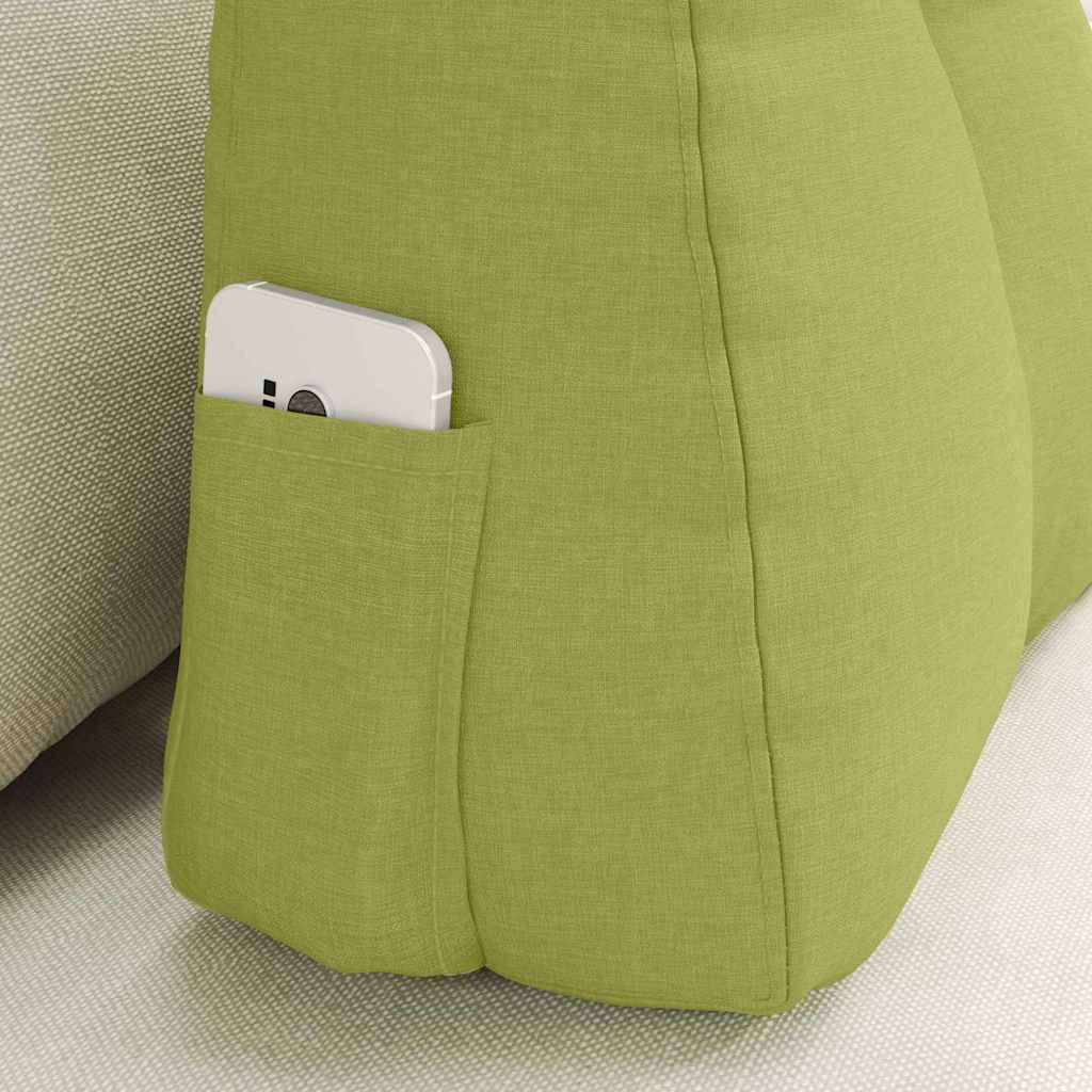 Cuscino per Schiena Verde chiaro 60 x 24 x 50 cm Tessuto