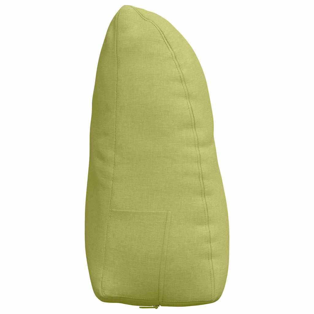 Cuscino per Schiena Verde chiaro 60 x 24 x 50 cm Tessuto