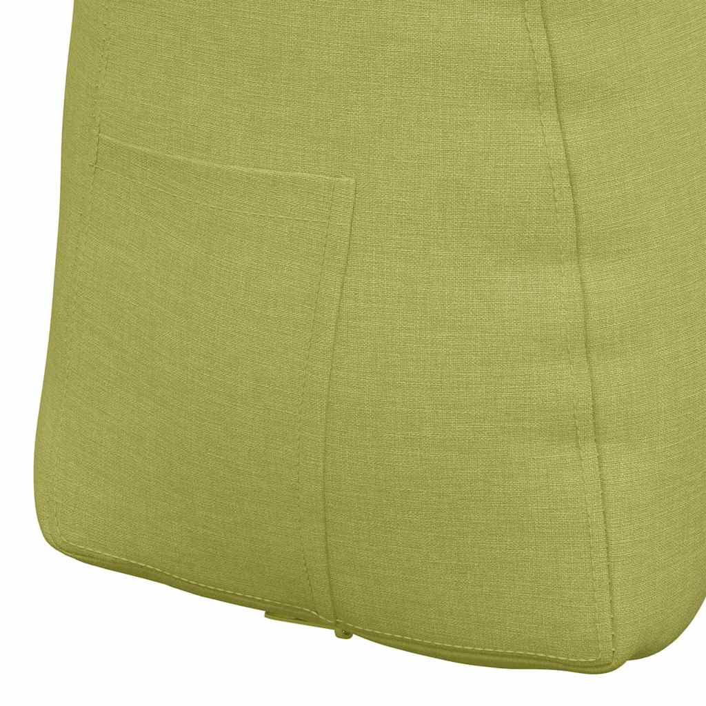 Cuscino per Schiena Verde chiaro 60 x 24 x 50 cm Tessuto
