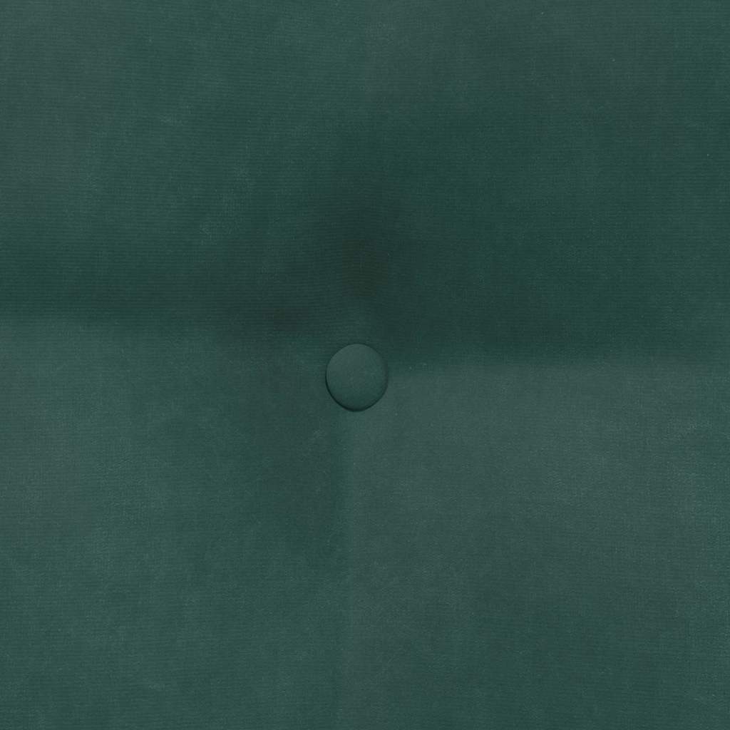 Cuscino per Schiena Verde Scuro 60 x 24 x 50 cm Velluto