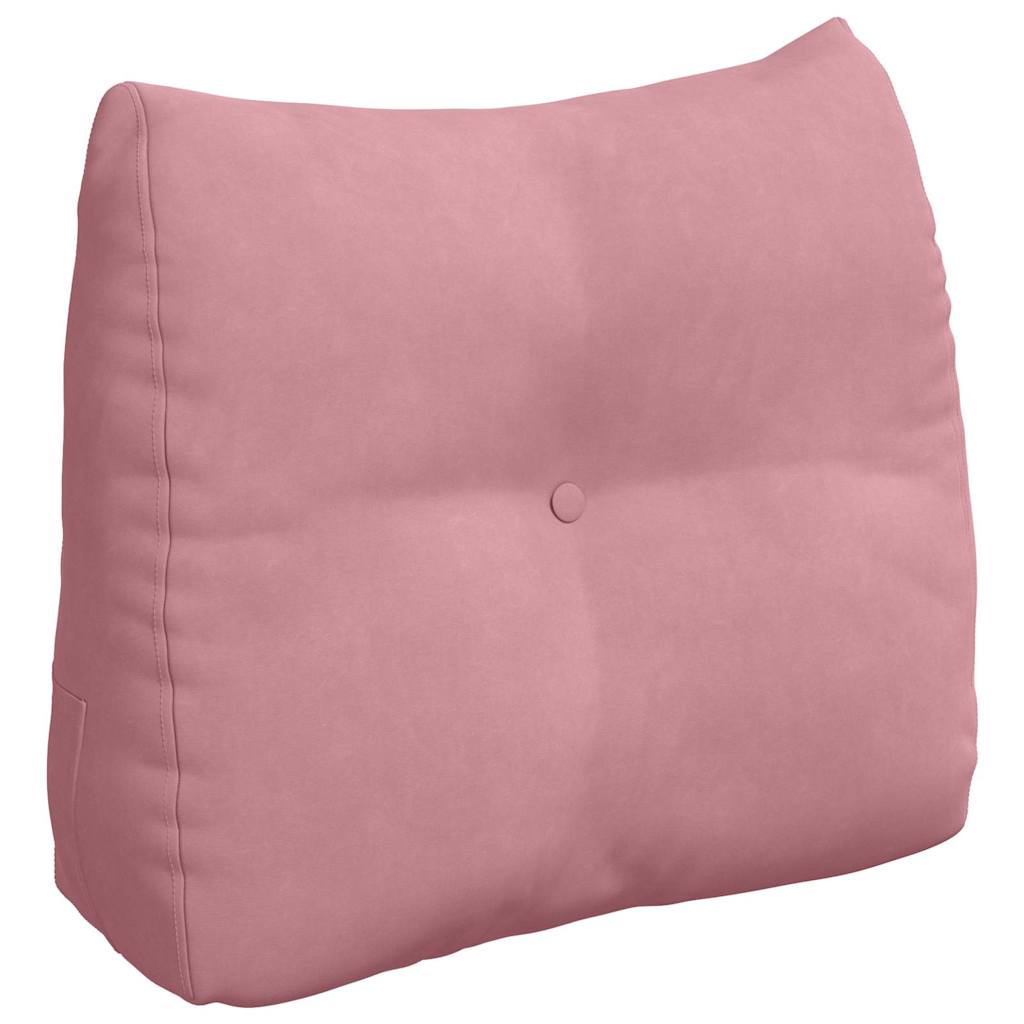 Cuscino per Schiena Rosa 60 x 24 x 50 cm Velluto