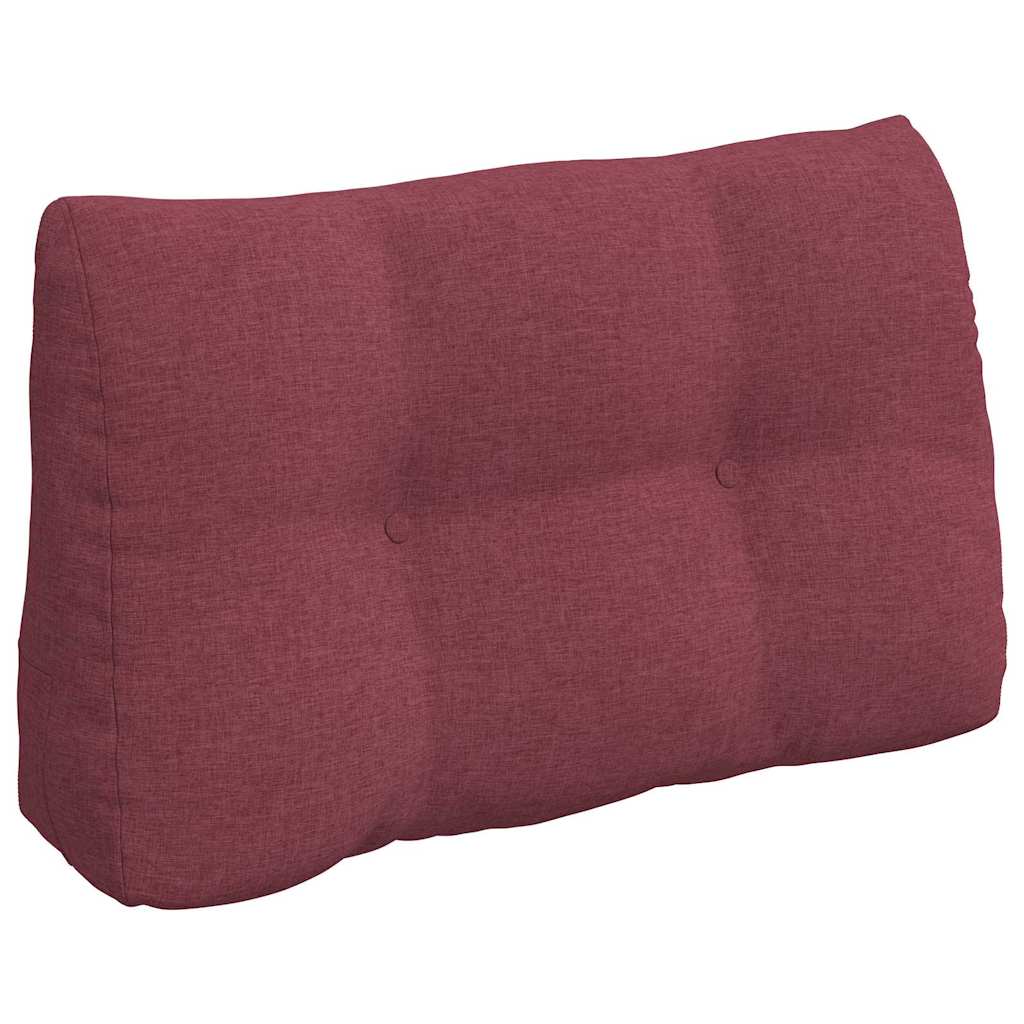 Cuscino per Schiena Rosso Vino 80 x 24 x 50 cm Tessuto