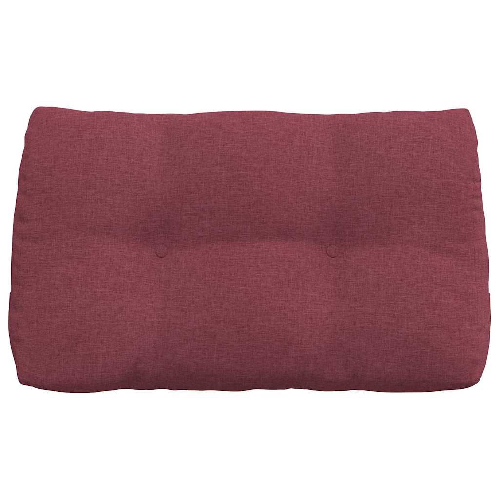 Cuscino per Schiena Rosso Vino 80 x 24 x 50 cm Tessuto