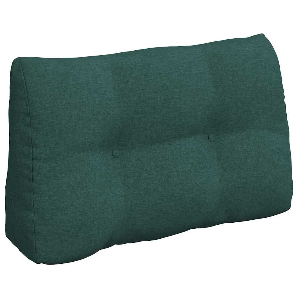 Cuscino per Schiena Verde Scuro 80 x 24 x 50 cm Tessuto