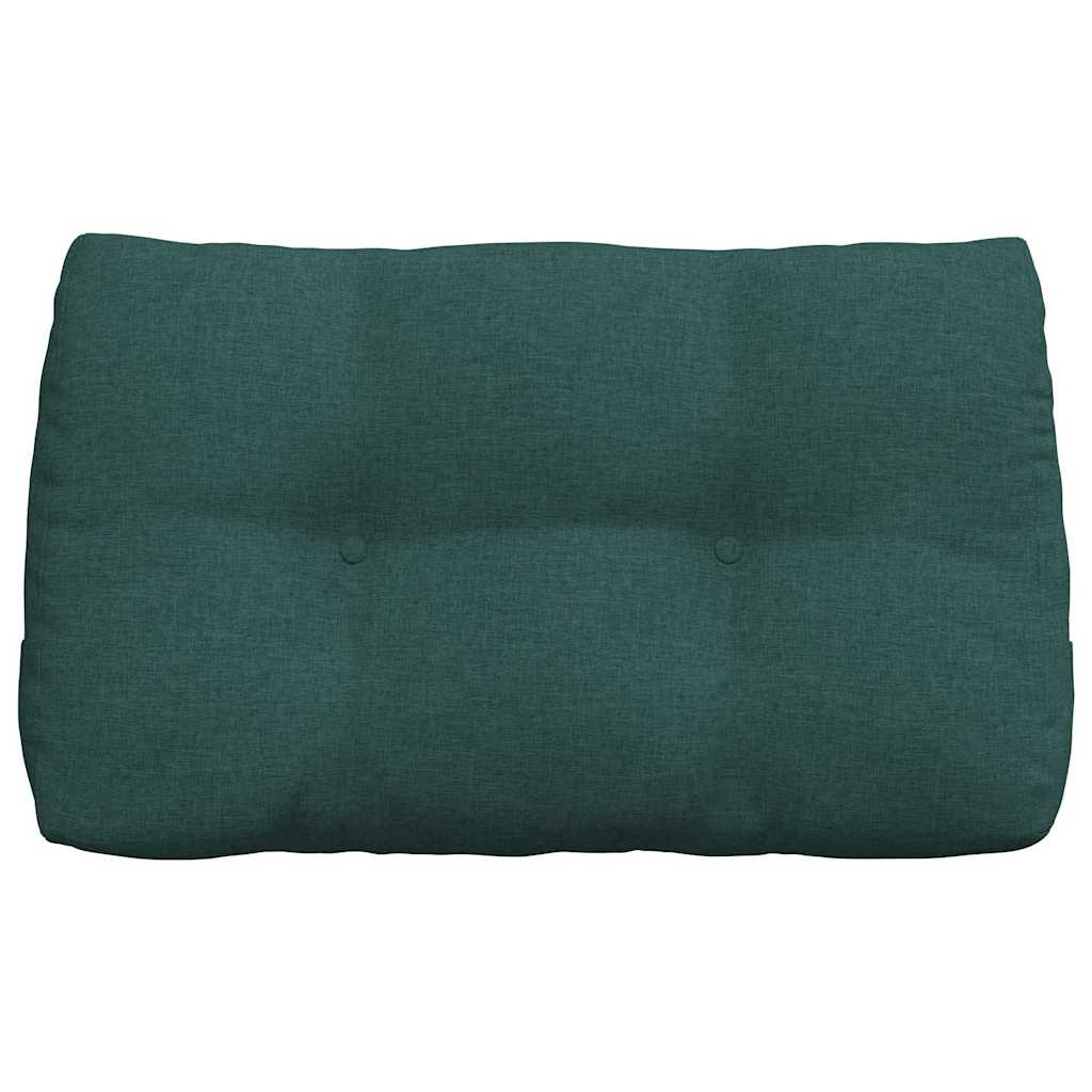 Cuscino per Schiena Verde Scuro 80 x 24 x 50 cm Tessuto