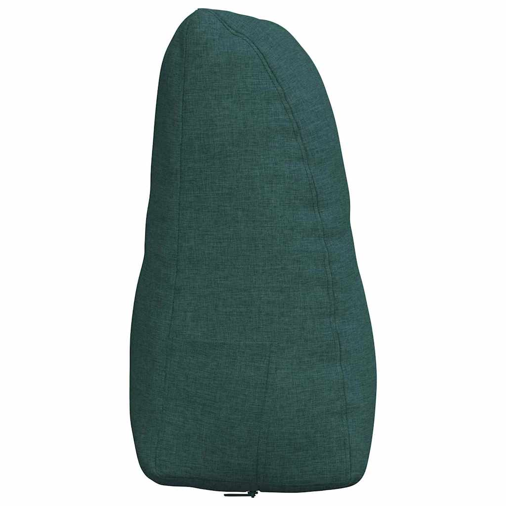 Cuscino per Schiena Verde Scuro 80 x 24 x 50 cm Tessuto