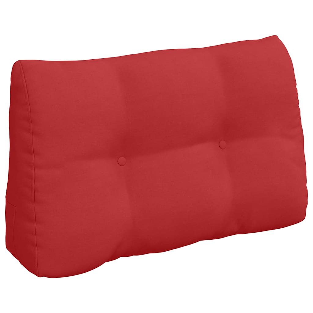 Cuscino per Schiena Rosso 80 x 24 x 50 cm Tessuto