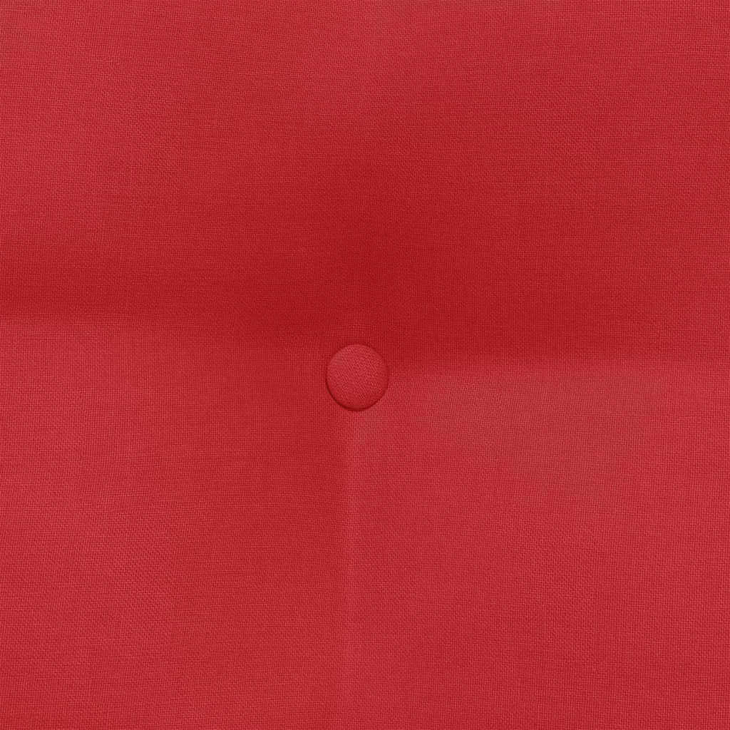 Cuscino per Schiena Rosso 80 x 24 x 50 cm Tessuto