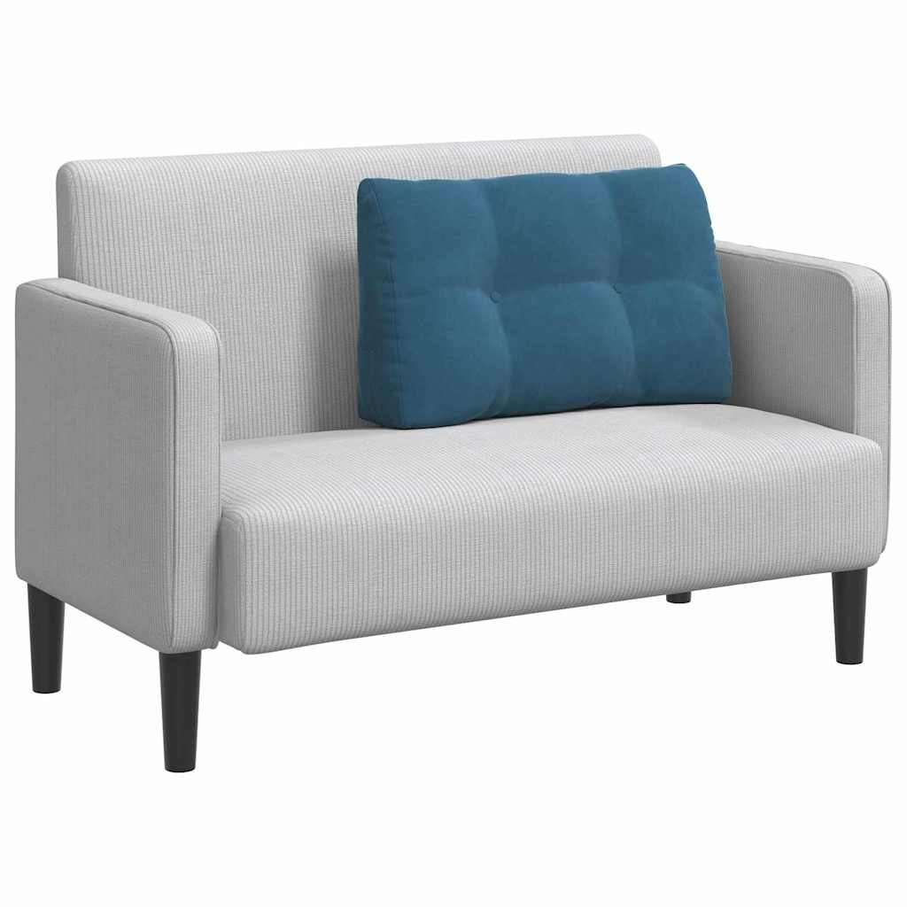 Cuscino per Schiena Blu 80 x 24 x 50 cm Velluto