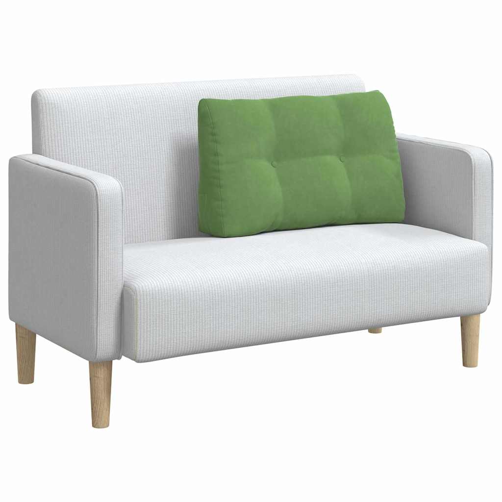 Cuscino per Schiena Verde chiaro 80 x 24 x 50 cm Velluto