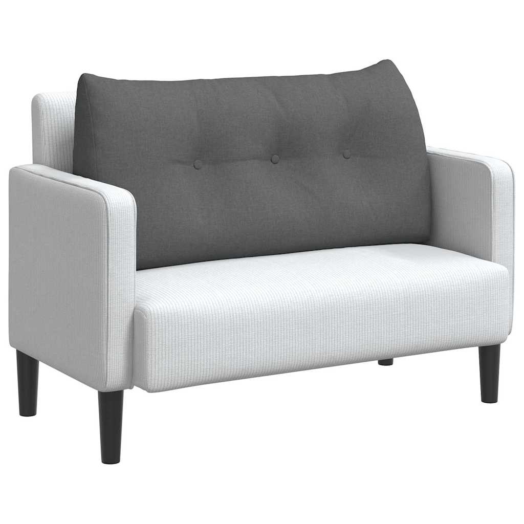 Cuscino per Schiena Grigio scuro 100 x 24 x 50 cm Tessuto
