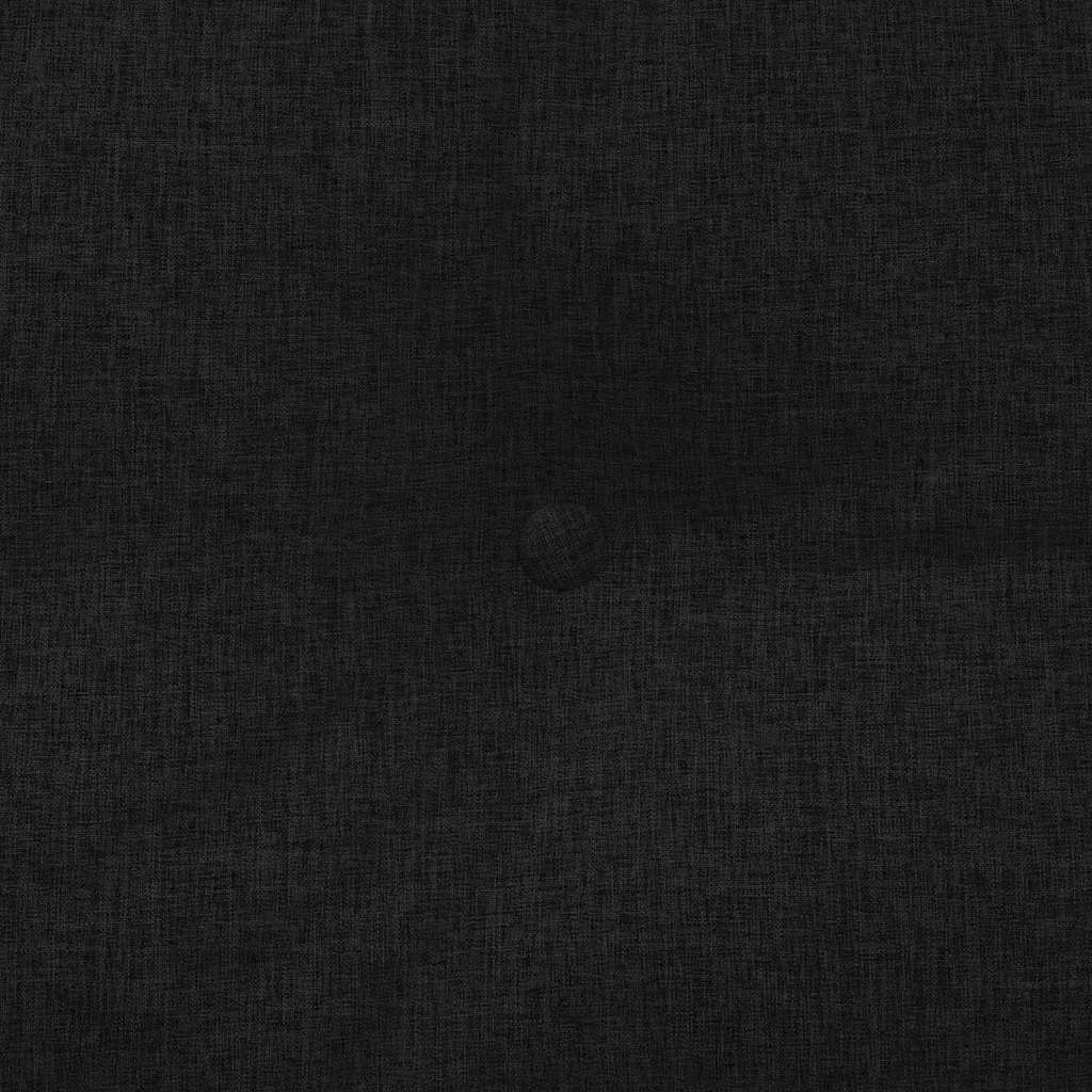 Cuscino per Schiena Nero 100 x 24 x 50 cm Tessuto
