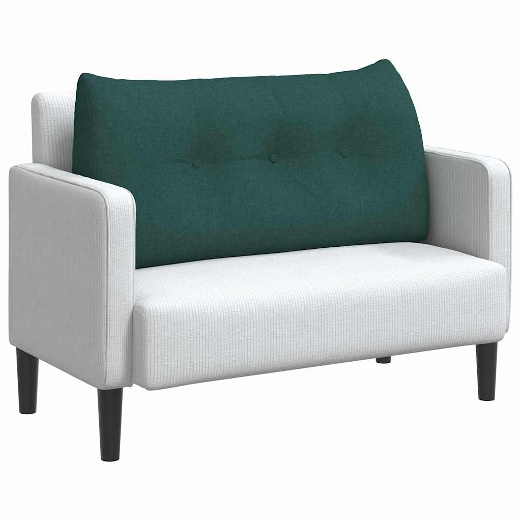 Cuscino per Schiena Verde Scuro 100 x 24 x 50 cm Tessuto