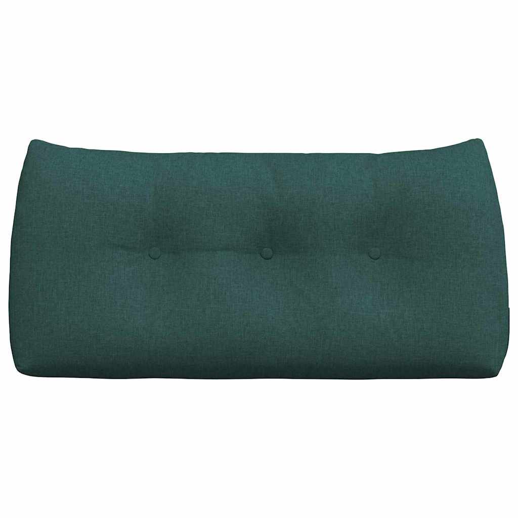 Cuscino per Schiena Verde Scuro 100 x 24 x 50 cm Tessuto