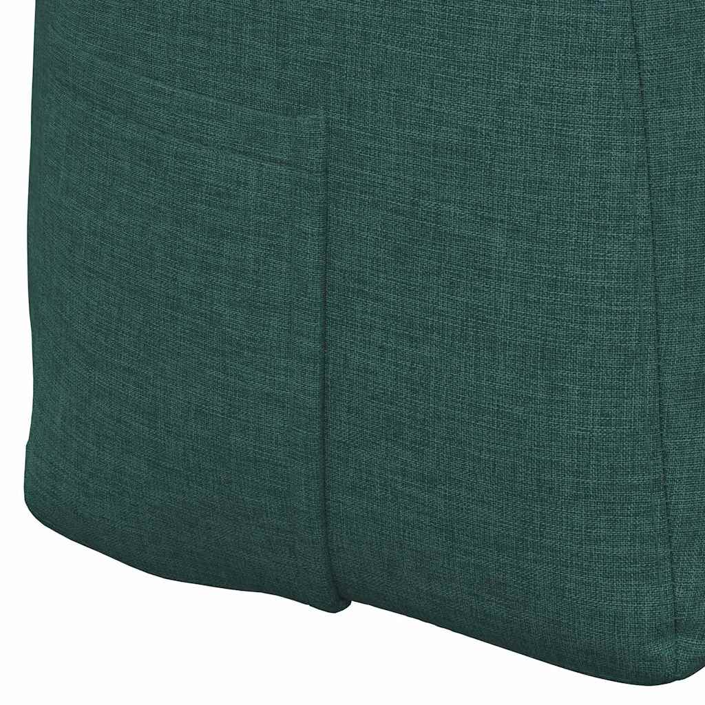 Cuscino per Schiena Verde Scuro 100 x 24 x 50 cm Tessuto