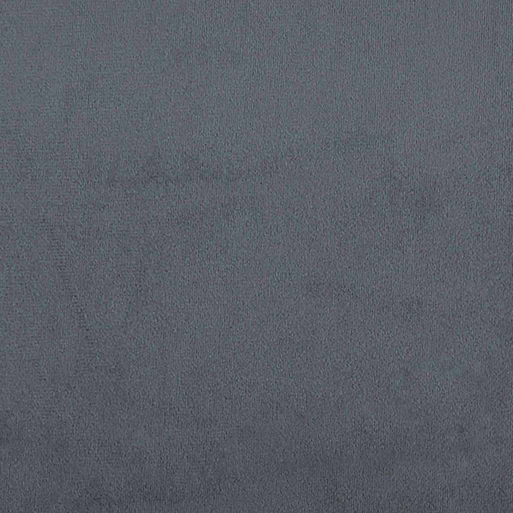 Cuscino per Schiena Grigio scuro 100 x 24 x 50 cm Velluto