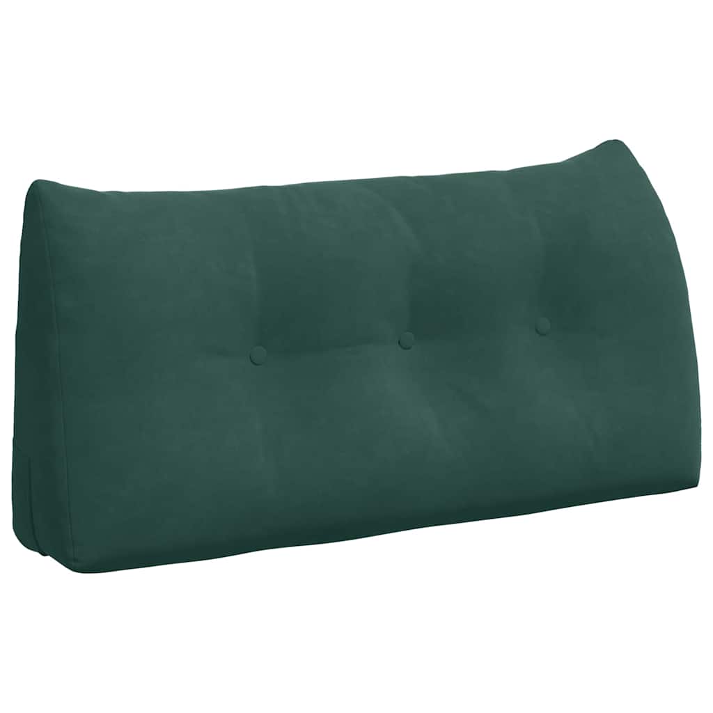 Cuscino per Schiena Verde Scuro 100 x 24 x 50 cm Velluto