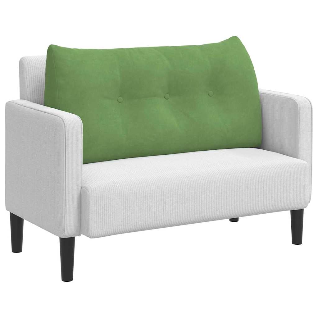 Cuscino per Schiena Verde chiaro 100 x 24 x 50 cm Velluto