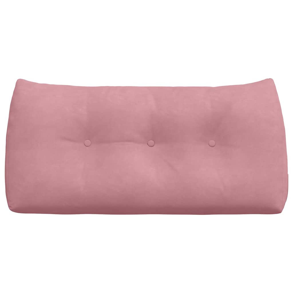 Cuscino per Schiena Rosa 100 x 24 x 50 cm Velluto