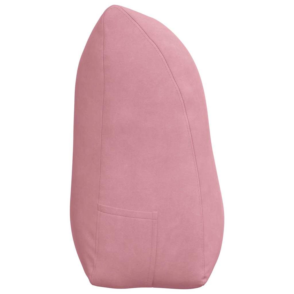 Cuscino per Schiena Rosa 100 x 24 x 50 cm Velluto
