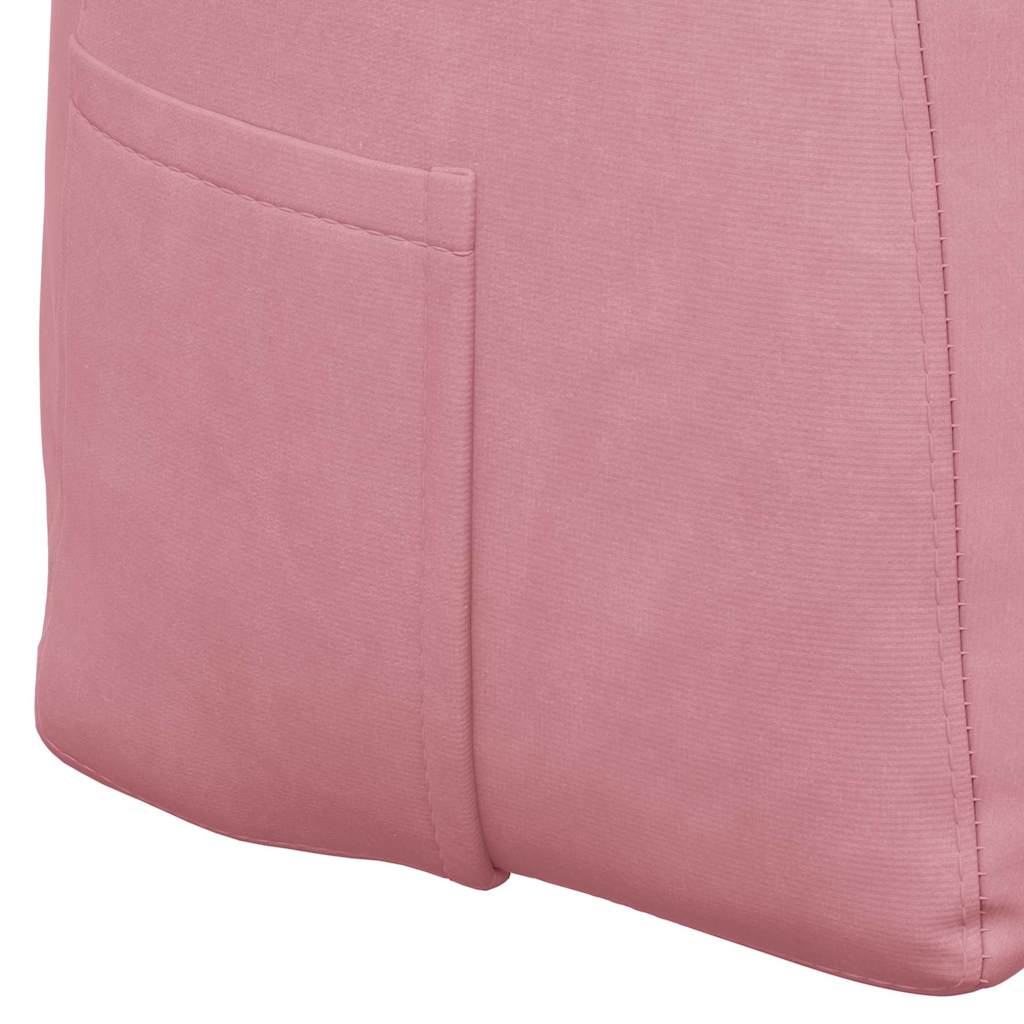 Cuscino per Schiena Rosa 100 x 24 x 50 cm Velluto