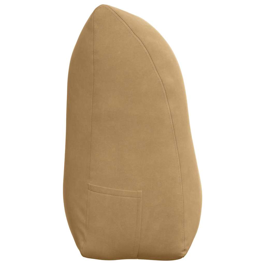Cuscino per Schiena Marrone 100 x 24 x 50 cm Velluto