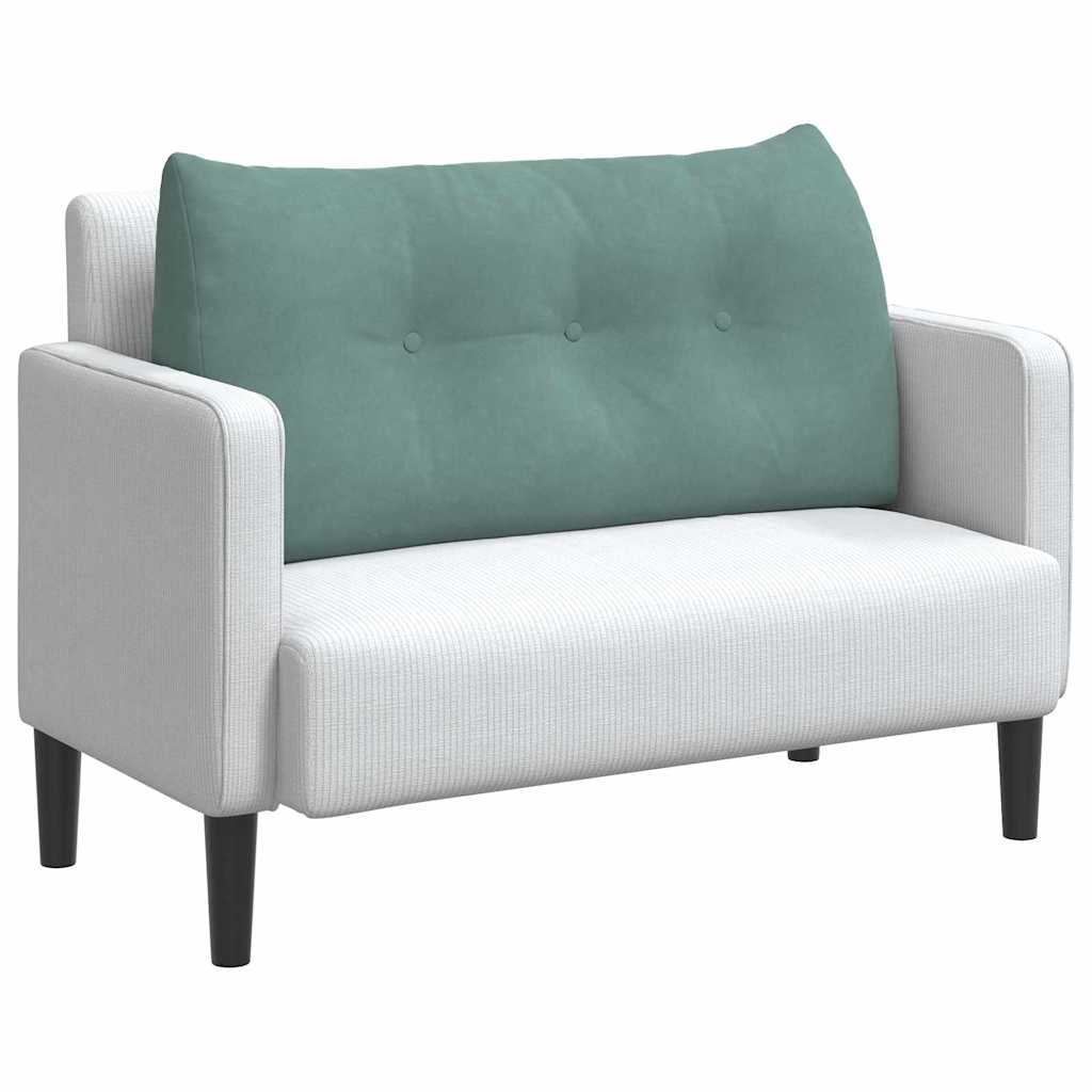 Cuscino per Schiena Verde Mare 100 x 24 x 50 cm Velluto