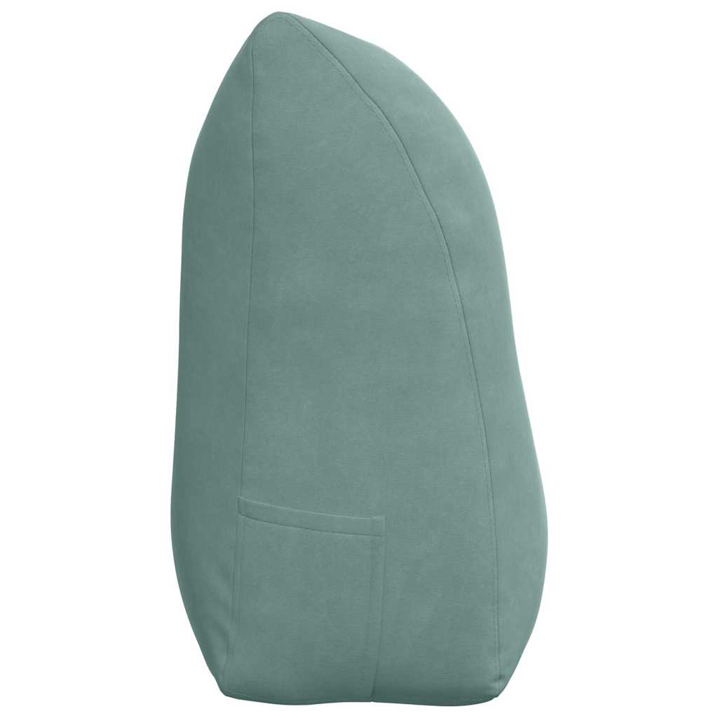 Cuscino per Schiena Verde Mare 100 x 24 x 50 cm Velluto