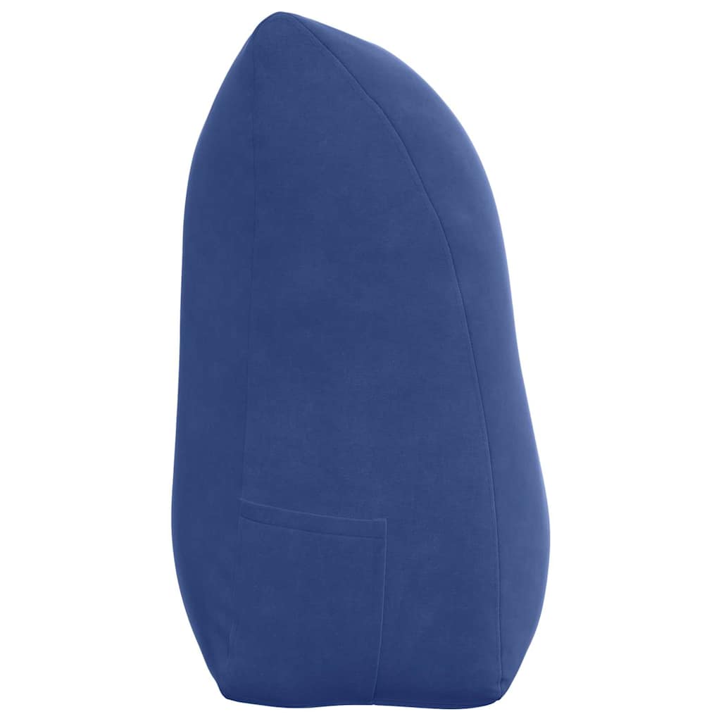 Cuscino per Schiena Blu Polizia 100 x 24 x 50 cm Velluto
