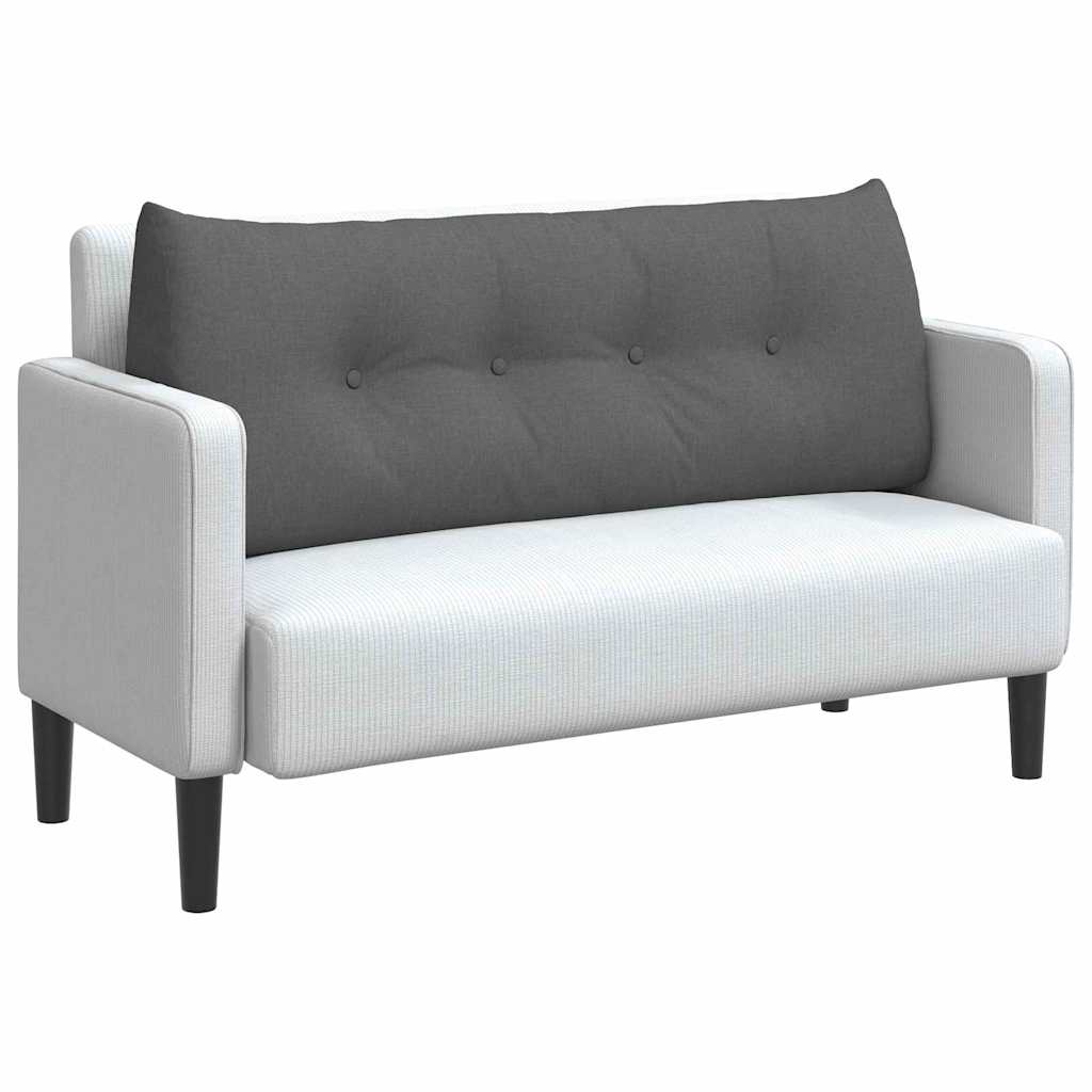 Cuscino per Schiena Grigio scuro 120 x 24 x 50 cm Tessuto