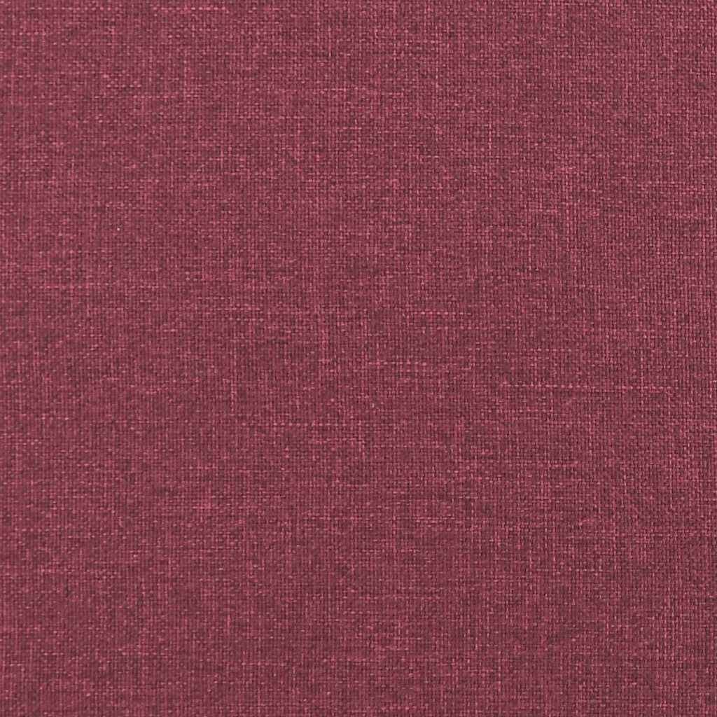 Cuscino per Schiena Rosso Vino 120 x 24 x 50 cm Tessuto