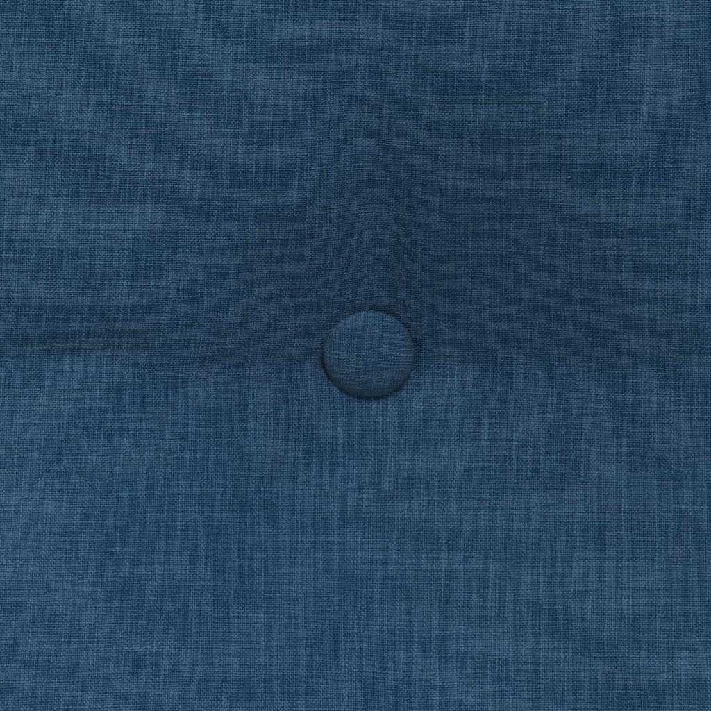 Cuscino per Schiena Blu 120 x 24 x 50 cm Tessuto